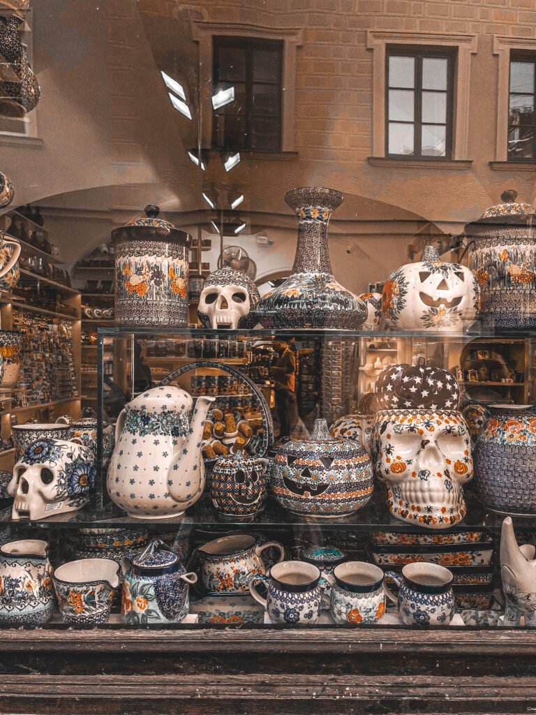 ceramika Bolesławiec halloweenowa